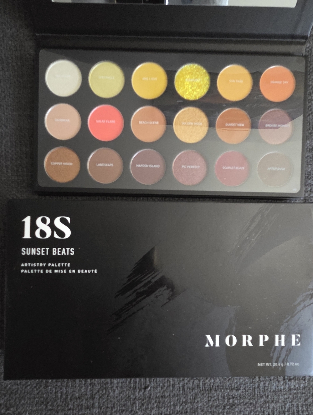 MORPHE Sunset Beats Eyeshadow Palette 18S BNIB